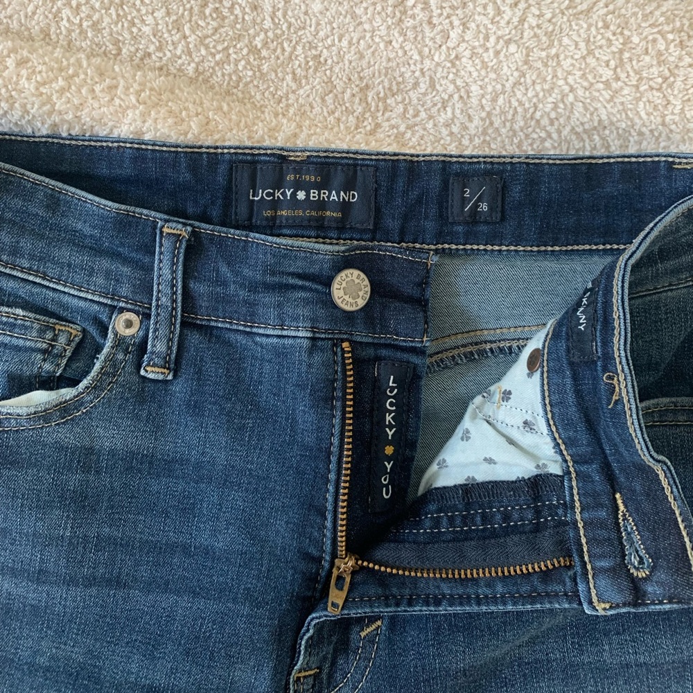 Lucky Brand high-waisted skinny jeans